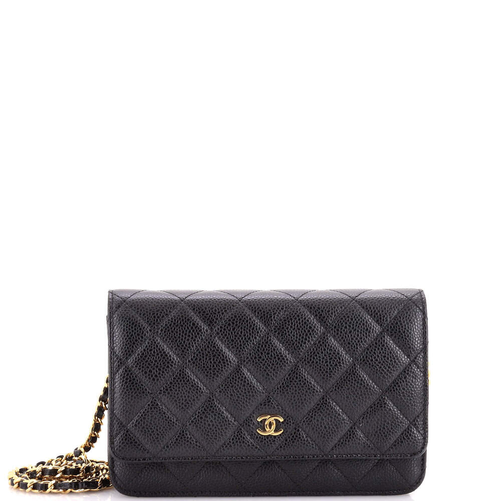 Chanel Wallet On Chain Quilted Caviar #343030C41B